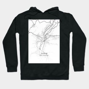 Jena Germany City Map Hoodie